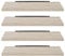 EUGAD Wandregal Wandboard 4er Set Hängeregal Holz Board Modern Sonoma Eiche 80x22,9x3,8cm 0046QJ-4