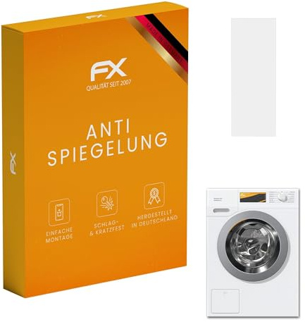 atFoliX Displayfolie kompatibel mit Miele WDB 330 WPS Schutzfolie, entspiegelnde und stoßdämpfende FX Folie (2X)