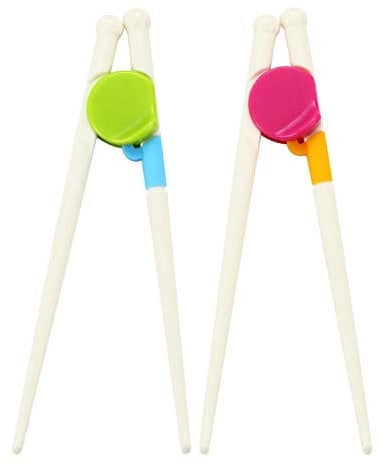 PandaEar 2 Paare Kinder Training Essstäbchen Hilfer - Lernen Stäbchen Chinesische Chopsticks für Erwachsene Anfänger Kinder Senioren