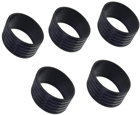 F Fityle 5 Paquets D'anneau de Préhension de Raquette de Tennis Absorbant Sueur de Bande de Préhension de Badminton