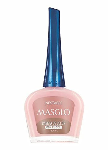 MASGLO Esmalte DE UÑAS FOTOCROMATICO INESTABLE 13,5ML, Único, Estándar