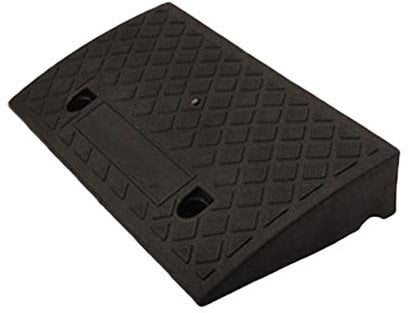 Foliner Auffahrrampe, Bordsteinrampe, Gummirampen, Schwellenrampe, Auffahrhilfe Für Garageneingang, Laderampe, Bürgersteig,etc, Auto Car Threshold Ramp Tragbare Für Stufen Von 6-8 cm Höhe