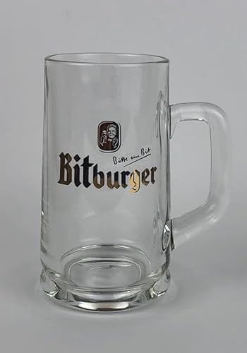 Unbekannt Bitburger 0,2l Glas/Bierglas/Kelch/Tulpen/Gold/Gastro/Bar/Sammlerglas