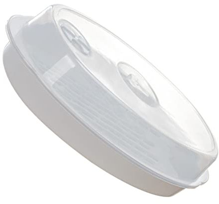 Yardwe 1pezzi Piatto Per Cottura Al Vapore Per Microonde Con Coperchio Vaporiera Per Pesce Fresco e Delizioso Capacità Per Uso Domestico