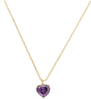 kate spade new york My Love Heart Pendant, February, One Size
