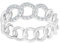 JC Trauringe Damenring Panzer-Ring mit Zirkonia 925 Sterling Silber Schmuckring 145 117 (50 (Ø 15,9 mm))