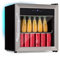 Klarstein Smart Mini Frigo per Birra, Frigo Portatile da Camera, Frigorifero Piccolo Silenzioso da Ufficio, Mini Frigo da Camera con Porta in Vetro e Ripiani Rimovibili, Frigo Bar 0-13°C, IoT/App, 50L
