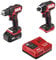 SKIL PWR CORE 20 Brushless 20V Compact Drill Driver and Impact Driver Kit Includes 2.0Ah Battery and PWR Jump Charger - CB8437B-10