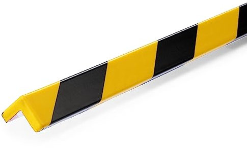 Durable Eckschutzprofil C19, selbstklebend, 1 m, Packung à 5 Stück, gelb/schwarz, 1101130