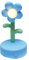 Mini-LED-Schreibtischlampe, Niedliche Blumen-Tischlampe, LED-Nachtlicht, Blumenform, Schreibtisch-Dekoration, Nachttischlampe, Tragbare Lesetisch-Nachtlampe, Schreibtischlampe für Kinder,(Blau)