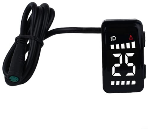 Zoegneer Schwarz LCD Instrument Elektrisches Fahrrad Instrument Wasserdicht DZ40 LCD Display Für Motoren