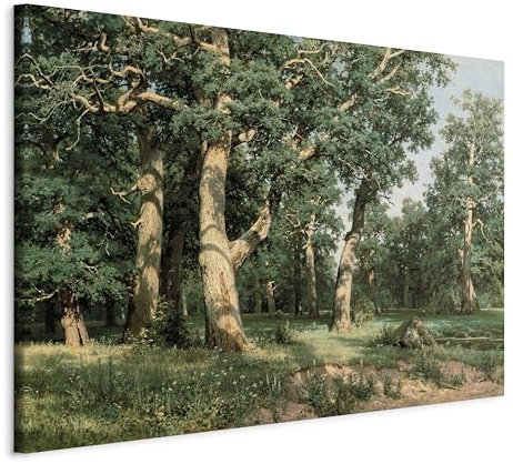 murando - Wandbilder XXL Iwan Iwanowicz Szyszkin 120x80 cm 1 tlg - Wand Deko Vlies Leinwand Bilder Groß Wanddeko Wohnzimmer Schlafzimmer Kunstdrucke Abstrakt l-F-10008-b-a