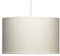 Britalia Cotton Cream Linen Vintage Easy Fit Round Drum Pendant Shade | White Hard Lined | 35cm Diameter (14 Inch) | None Electric | Pendants & Table Lamps | Fits All Lampholder Types E14 E27 B15 B22