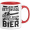 Waldarbeiter Tasse Geschenk Meine Kettensäge Braucht Benzin Holzernte Holz Schneiden Geburtstag Kaffee-Becher (Rot)