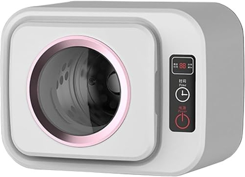 Petit sèche-Linge, Mini sèche-Linge électrique Portable, réglage à 3 Vitesses, avec cuve en Acier Inoxydable, séchage Rapide en 30 Minutes, pour Appartement, Maison, dortoir (Blanc)