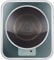 GEJLELDS Mini Machine à Laver, Machine à Laver Murale Automatique et Sèche-Linge, Petit Lave-Linge Domestique Compact Portable de 3 Kg, Lavage Autoportant Facile à Utiliser Peu Encombrant,A