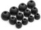 Okuli Set of 12 Silicone EarBuds Ear Tips For BEATs Flex, Tour 2.0 Earphones in Black
