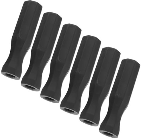 KOMBIUDA 6stücke Tischfußballgriffe Ersatz Für Maschinen rutschfeste Griffe Aus PVC-Material Kleine Griffe Für Tischfußballspiel Praktische Kickergriffe
