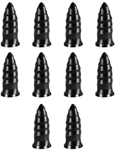 scyca Kit toppe per pneumatici - 10 viti in gomma per riparazione pneumatici per auto - Kit di tappi per riparazione pneumatici con buona elasticità, chiodo in gomma per pneumatici per auto e moto