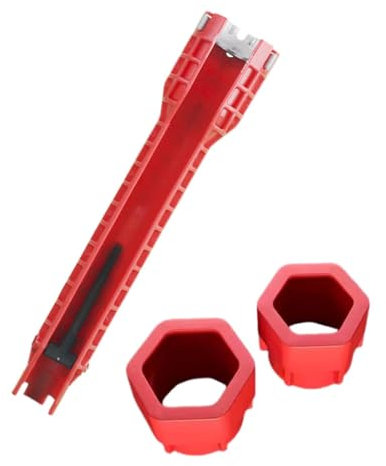 Chiave sottolavello per impianti idraulici - Chiave per rubinetto sottolavello, Chiave per rubinetto sottolavello robusta ed ergonomica in metallo | Chiave per dadi per rubinetto con design a fessura,