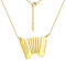 Gu Feng Luxus Nische Design Musik Symbol Horn Akkordeon Anhänger Schlüsselbein Kette Choker