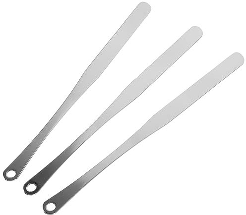 Ipetboom 3pcs Foundation Mixing Stick Korean Makeup Spatula Cosmetic Spatula Long Handle Makeup Mixing Tool for Foundation Pigment