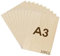 10pcs Sperrholzplatte 3mm Bastelholz Set, Holzplatte für Modellbau & Lasergravur - Inkl. Spanplatte für Laser-Cutter - Präzisionsgeschnittenes Sperrholz DIY (A3-420x300x2mm)