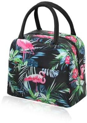 THXFUNAREA Kühltasche, isolierter Lunchkorb, wasserdicht, faltbar, für Schule und Büro