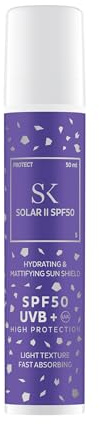 Skintegra Solar II SPF 50 – Leichter, mattierender Sonnenschutz mit Breitbandspektrum, nicht fettend, ideal für alle Hauttypen, 50 ml