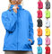 Allence Coupe Vent Femme Impermeable Veste De Pluie LéGèRe SéChage Rapide Avec Capuche et Zippée Pluie Léger Vêtements Couleur Unie Coupe Veste Sport pour Randonnée Camping Activités de plein Air