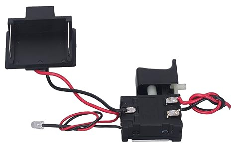 SIXRUN Geschwindigkeitsregelung des Schlüsselaktivatorschalters mit Einem Haltbaren PC -Material, Einfacher Installation, Idealer Austausch für Alte Schalter, Geeignet für Elektrische und