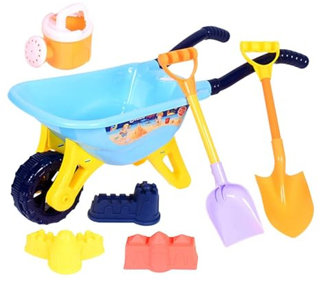 Generisch Gioco di sabbia per bambini, gioco di sabbiera luminosa per carriola, set di giocattoli di sabbia, per attività, giardino, campeggio, famiglia, casa, prato, feste, picnic, piscina