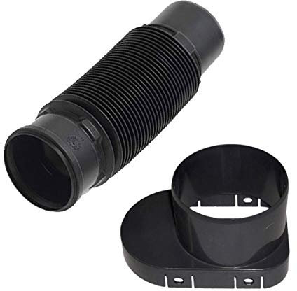 Klober Black Soil Mechanical Adaptor and Flexi-Pipe Universal Tile Vent