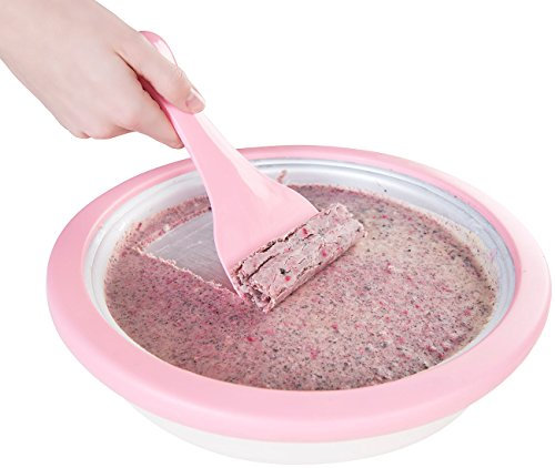 TokioKitchenWare Eisplatte: Eis-Teppanyaki-Platte zum Zubereiten von Ice Cream Rolls aus Speiseeis (Teppanyaki Eismaschine, Rolleis-Platte, Roll Maschine Zuhause)