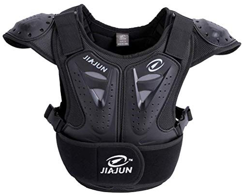 Chaleco protector para niños, para uso en motocross, esquí, snowboard, negro, M