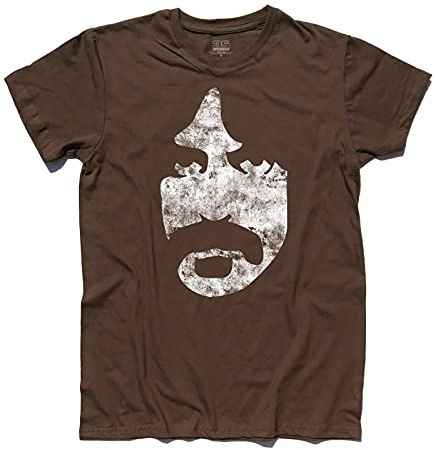3stylershop Men's t-Shirt Frank Zappa Stylized And antiquated Face