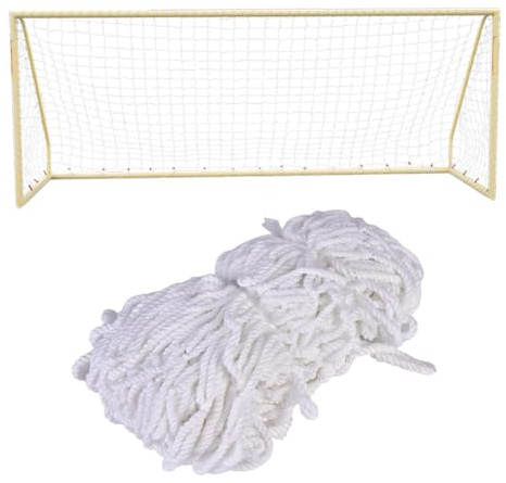 Nikou Soccer Goal Net - 8 x 4ft Fußballnetz Football Shooting Training Aid Ultimate Hinterhof Outdoor Kids Offizielles Fußballtor offizieller Football Football Kids Goals