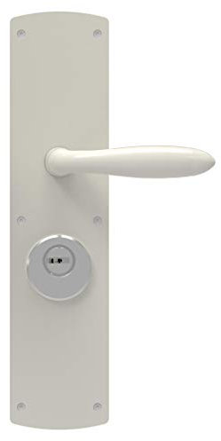 Bricard 66600 Demi-Ensemble pour Porte extérieure à béquille pour Série 74 Version A2P, Coloris Blanc