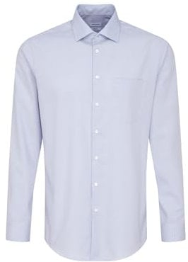 Seidensticker Herren Business-Hemd - Regular Fit - Bügelfrei- Kent-Kragen - Langarm - 100% Baumwolle