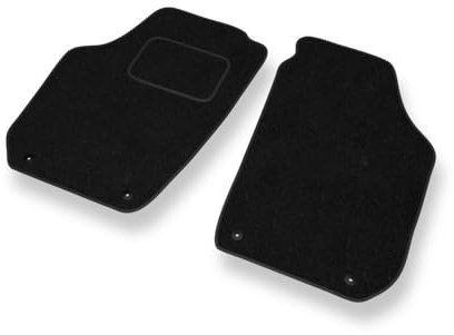Mossa - Fußmatten Auto kompatibel mit Skoda Fabia II (2007-2014) - schwarz Automatten Autoteppiche 2