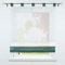 SCHOAL Raffrollo mit Schlaufen Transparente Raffgardine Schlaufenrollo Gardinen Modern Voile 1 Stück BxH 80x155cm Grau-blau