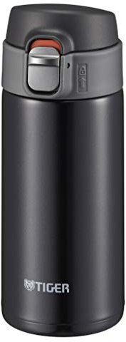 Tiger Thermos MMJ-A362KJ Bouteille d'eau légère Motif tigre 360 ml Noir