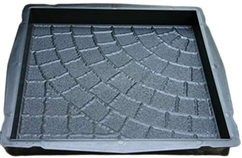 Schalungsform/Giessform für Beton-Platten 40 x 40 x 5 cm (Nr.275 Kreismuster)