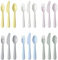 IKEA Kalas Besteck-Set für Babys/Kleinkinder, 18-teilig, Pastellfarben, mehrfarbig, BPA-frei