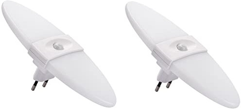 Northpoint LED Nachtlicht 2-er Set Surfbrett mit Bewegungsmelder und Helligkeitssensor Warmweiß