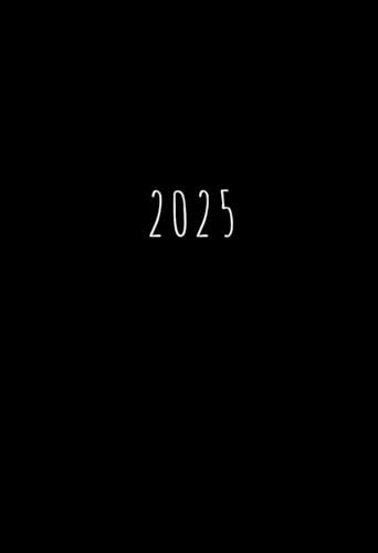 2025: A6 Kalender Mini Planer | 1 Woche auf 2 Seiten | Jan - Dez Wochenplaner | Soft-Cover Schwarz | Kalenderbuch Terminkalender Organizer | Wochenkalender Terminplaner | Buchkalender Jahresplaner