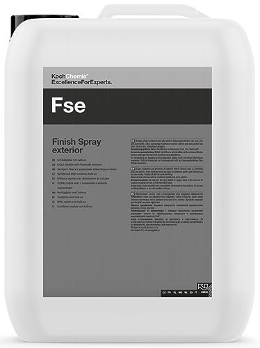 Koch Chemie Finish Spray Exterior Fse 10 l Kanister inkl. gratis Flaschenetikett | Schnellglanz mit Kalk ex