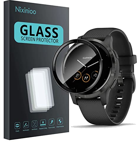 Nixinioo [4 Stück] Schutzfolie kompatibel mit Garmin vivoactive 4 45mm, HD Klar Weich TPU Displyschutz, [Bläschenfrei] [Kratzfest] Maximale Abdeckung Selbstheilung