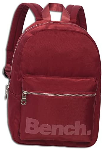 Bench kleiner Damen Rucksack Frauen Daypack Backpack 64158, Farbe:Brombeer Rot