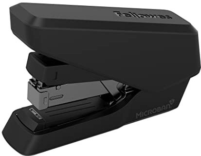 Fellowes Bürotacker, LX860 Kompakter Hefter mit EasyPress™, Tacker mit hygienischem Schutz, 40 Blätter auf einmal, Flachheftung